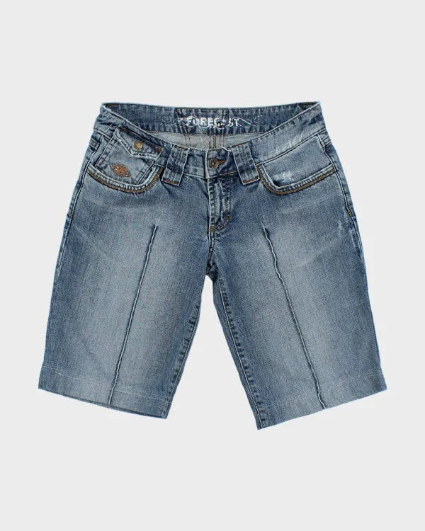Vintage Y2K Forecast Pleated Denim Shorts - W28 L11 sold by Rokit