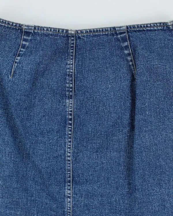 Vintage Y2k 00s Attitude Denim Wrap Skirt - S sold by Rokit product image thumbnail 4