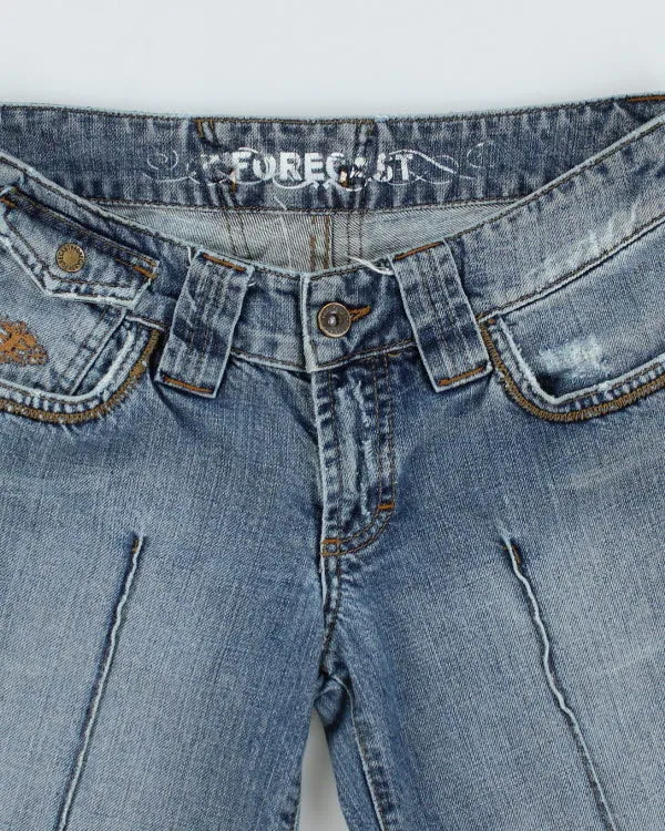 Vintage Y2K Forecast Pleated Denim Shorts - W28 L11 sold by Rokit product image thumbnail 3