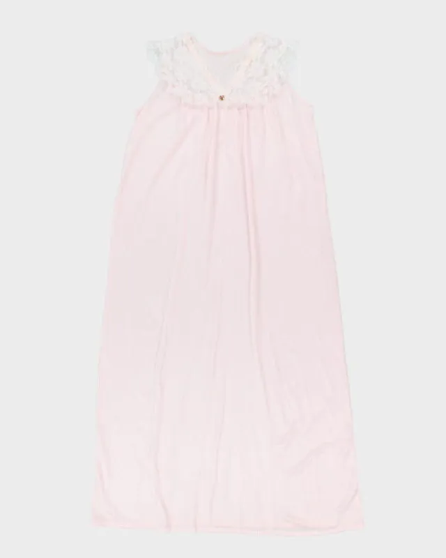 Vintage 1970s Charlin Pink Nightgown - L sold by Rokit