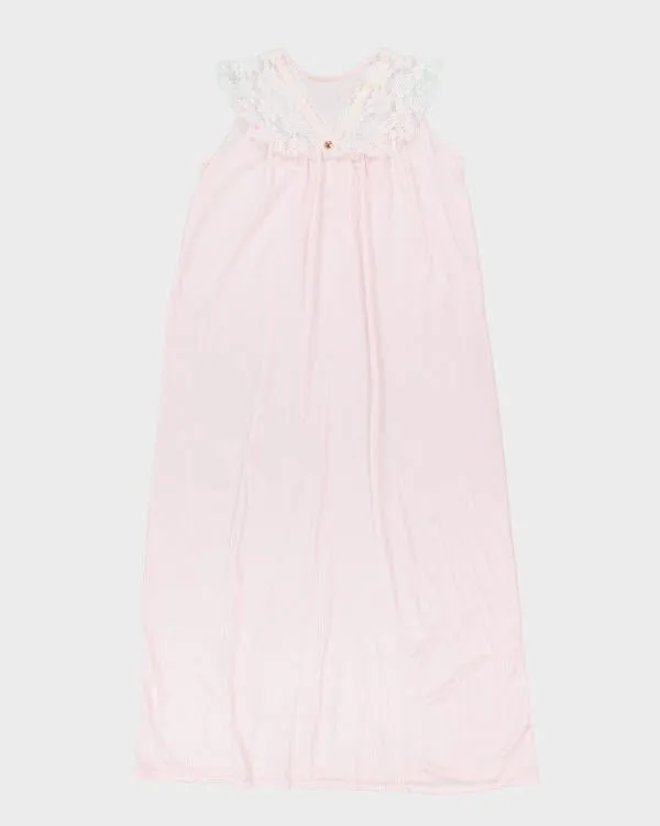 Vintage 1970s Charlin Pink Nightgown - L sold by Rokit