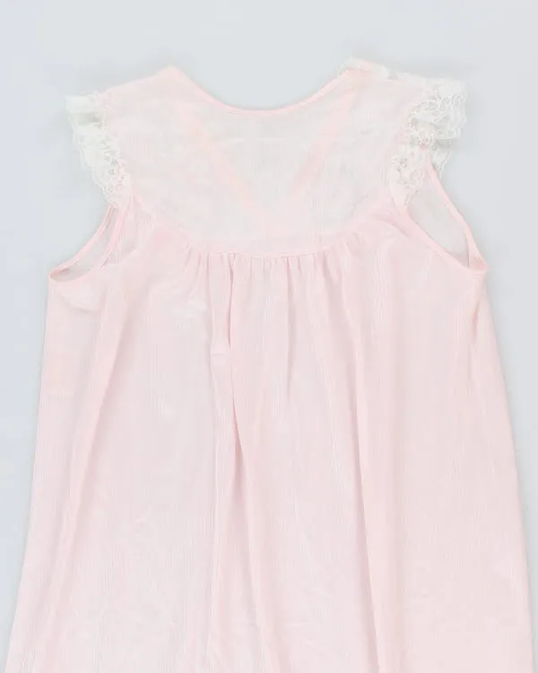 Vintage 1970s Charlin Pink Nightgown - L sold by Rokit product image thumbnail 4