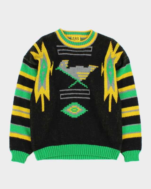 Vintage Men's Graphic Knit Sweater - S sold by Rokit
