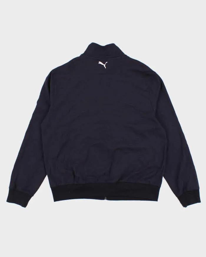 Vintage Men's Blue Puma Zip Up Track Jacket - M sold by Rokit product image thumbnail 2