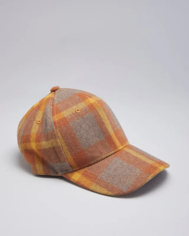 Wool Blend Plaid Cap sold by Rokit