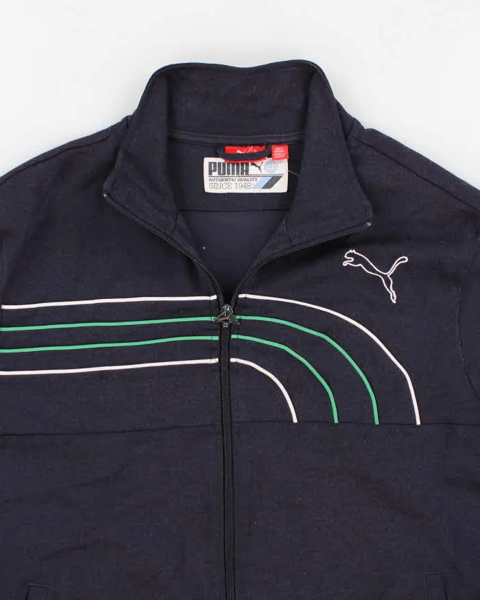 Vintage Men's Blue Puma Zip Up Track Jacket - M sold by Rokit product image thumbnail 3