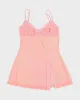 Y2K 00s La Senza Pink Mesh Slip - S sold by Rokit