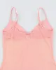 Y2K 00s La Senza Pink Mesh Slip - S sold by Rokit