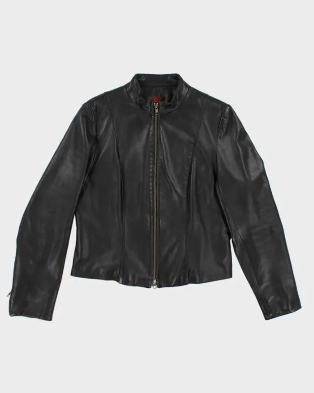ぺ*ぺ様 00s vaquish double zip leather jkt VANQUISH Double Zip Leather Jacket