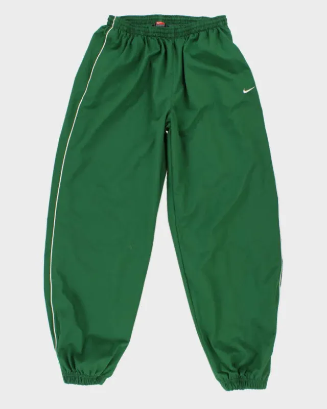 00s Nike Green Track Bottoms - L made by Nike
