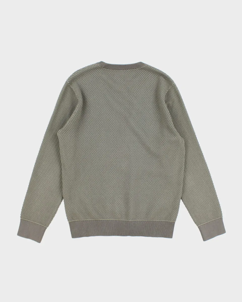 Club Monaco Men's Textured Green Sweatshirt - M sold by Rokit product image thumbnail 2