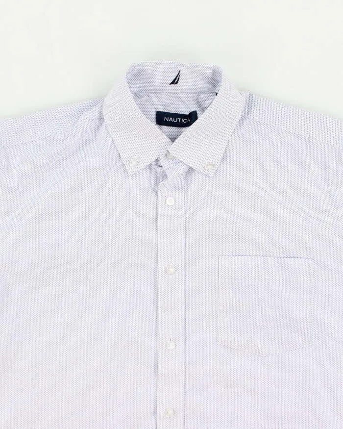 Vintage Nautica Patterned Button Up Shirt - S sold by Rokit product image thumbnail 3