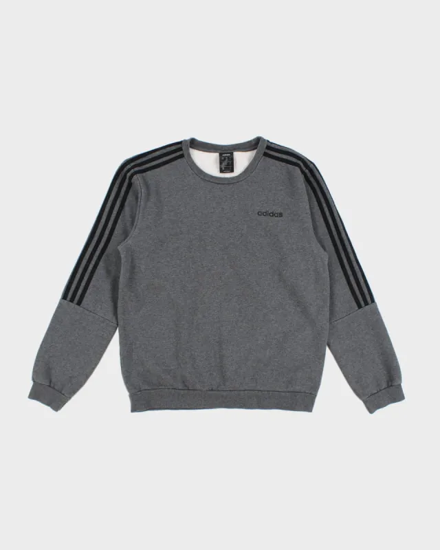 Vintage Men's Adidas Grey Sweatshirt - M sold by Rokit