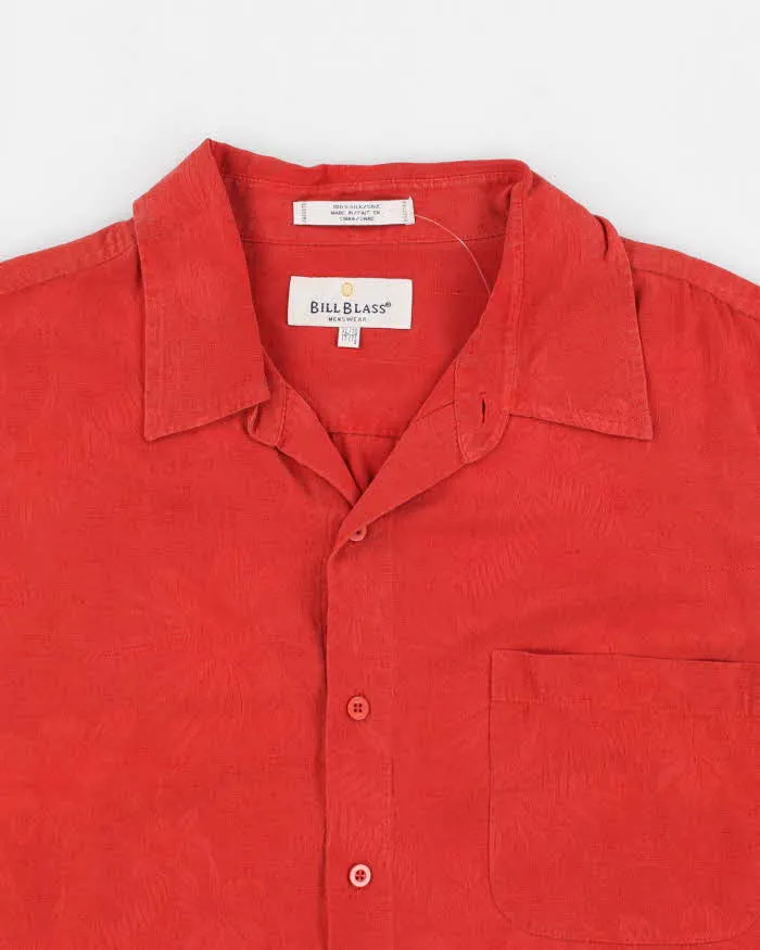 Vintage 90s Bill Blass Red Silk Shirt - XL sold by Rokit product image thumbnail 3