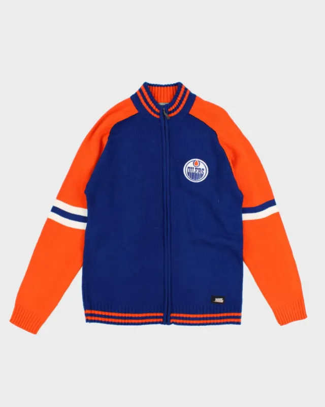 NHL Edmonton Oilers Zip Up Cardigan - M sold by Rokit