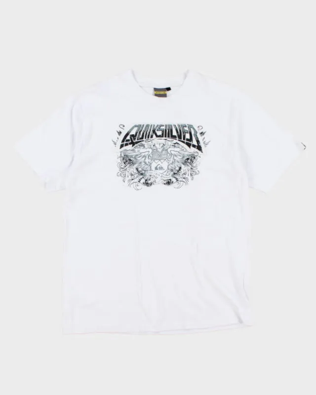 Vintage Y2K Quiksilver Graphic T-Shirt - M sold by Rokit