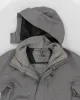 The North Face Hooded Grey Jacket - L sold by Rokit