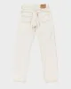 Vintage Levi's 501 Cream Jeans - W30 L32 sold by Rokit