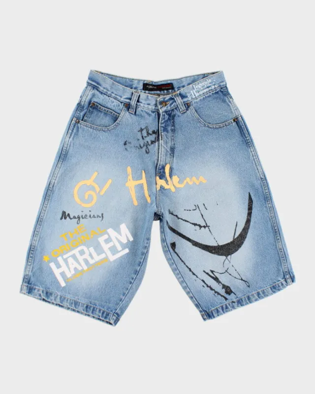 Vintage Y2k FUBU Denim Jorts - W32 sold by Rokit
