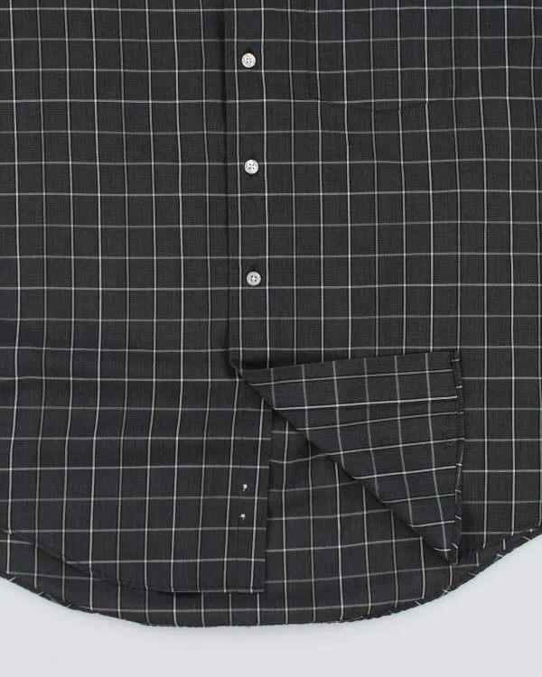 Van Heusen Black Check Shirt - M sold by Rokit product image thumbnail 4