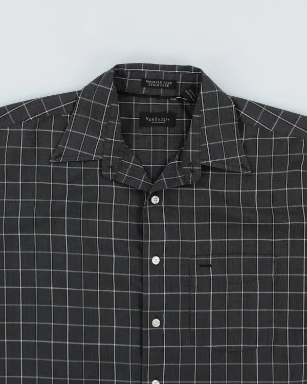 Van Heusen Black Check Shirt - M sold by Rokit product image thumbnail 3