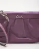 Coach Purple Clutch Purse sold by Rokit