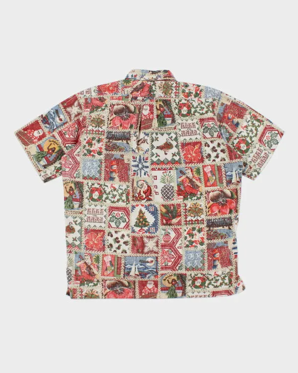Vintage Mele Kalikimaka Rey Spooner Christmas Shirt - M sold by Rokit product image thumbnail 2