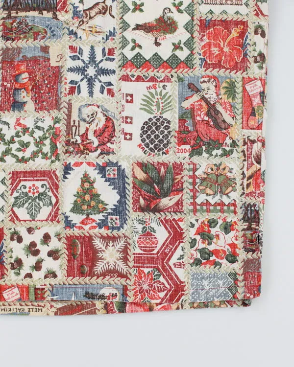 Vintage Mele Kalikimaka Rey Spooner Christmas Shirt - M sold by Rokit product image thumbnail 4