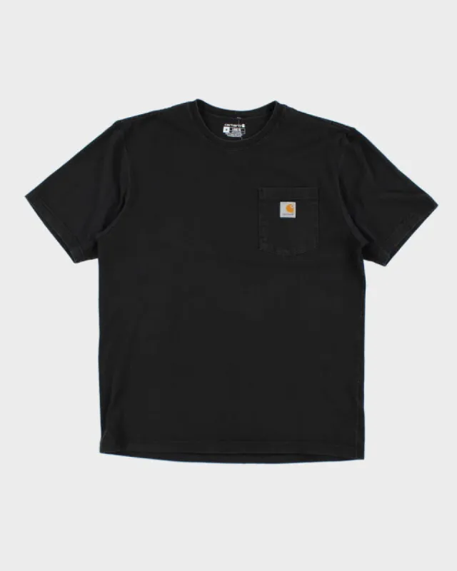 Carhartt Black Loose Fit T-shirt - M sold by Rokit