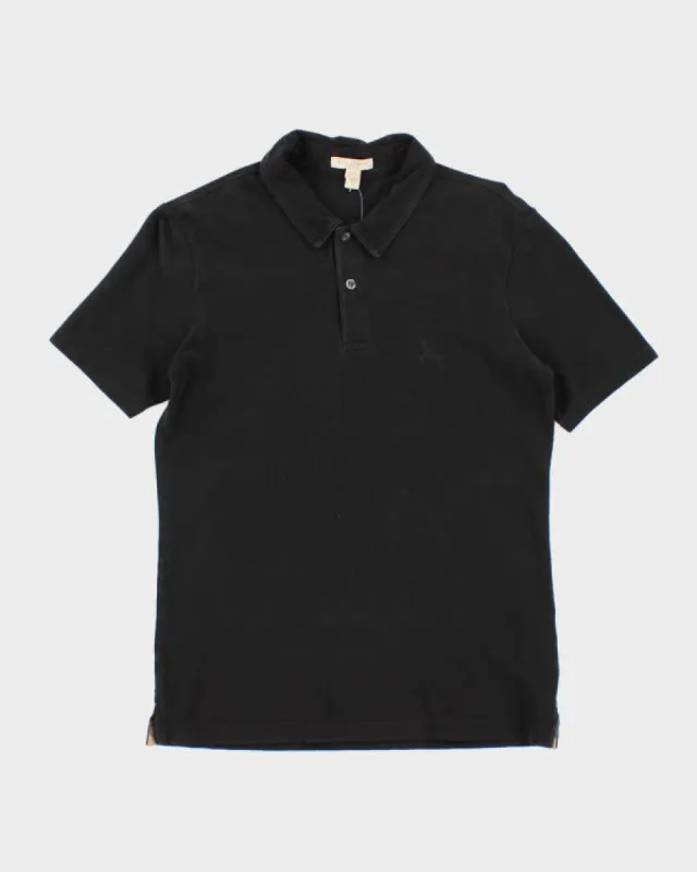 Burberry Black Polo Shirt - XS sold by Rokit