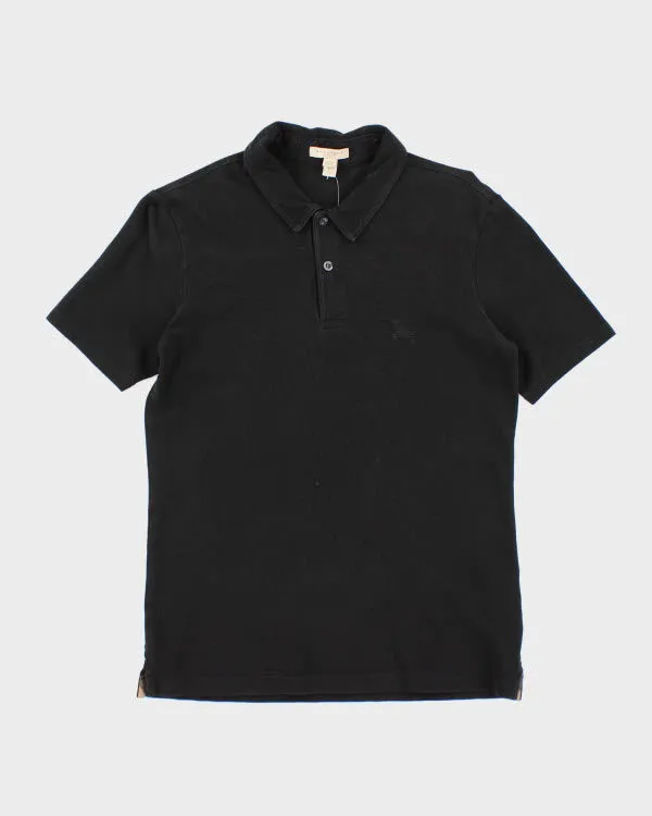 Burberry Black Polo Shirt - XS sold by Rokit