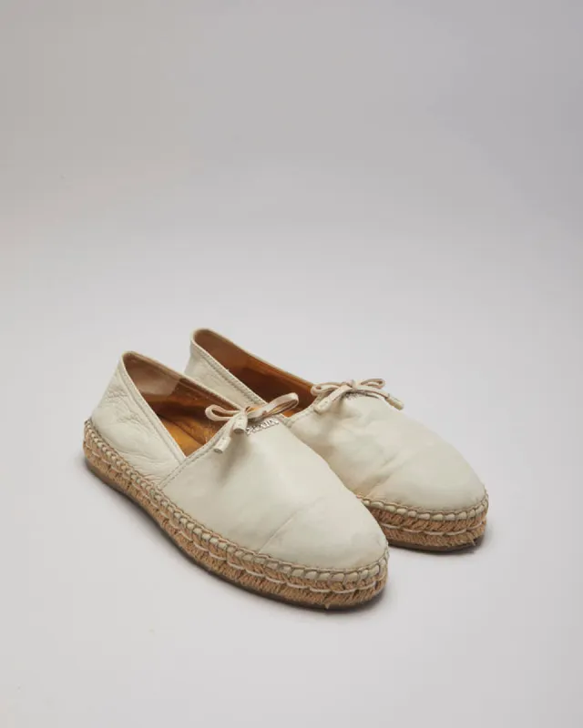 Prada Leather Espadrilles - UK2 made by Prada