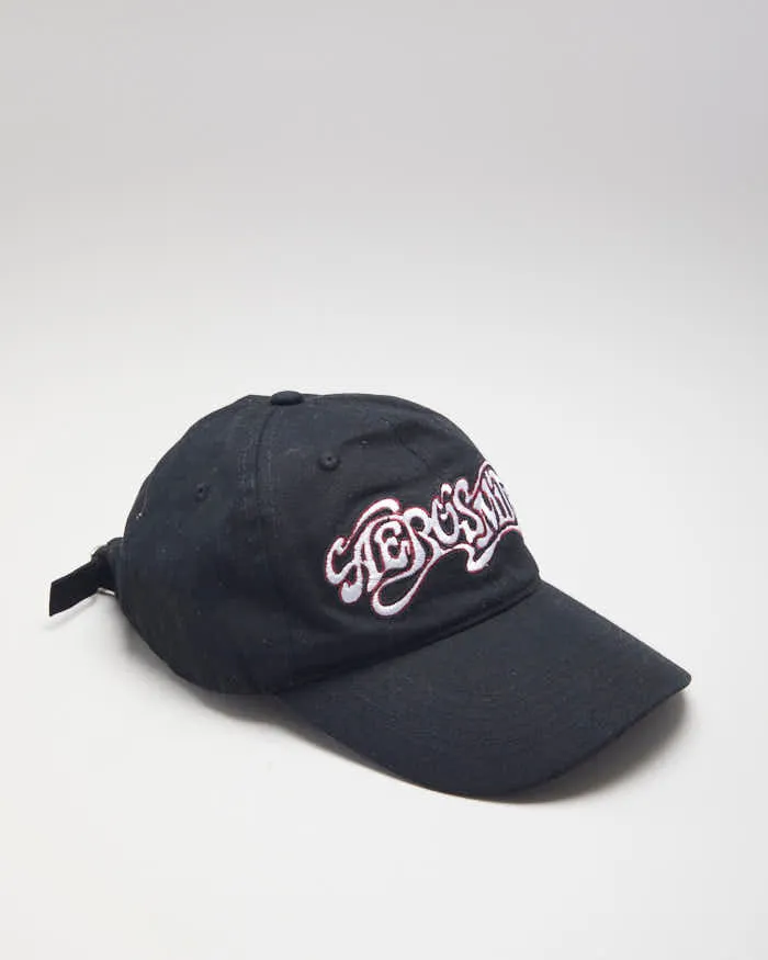 Aerosmith Black Embroidered Baseball Cap sold by Rokit