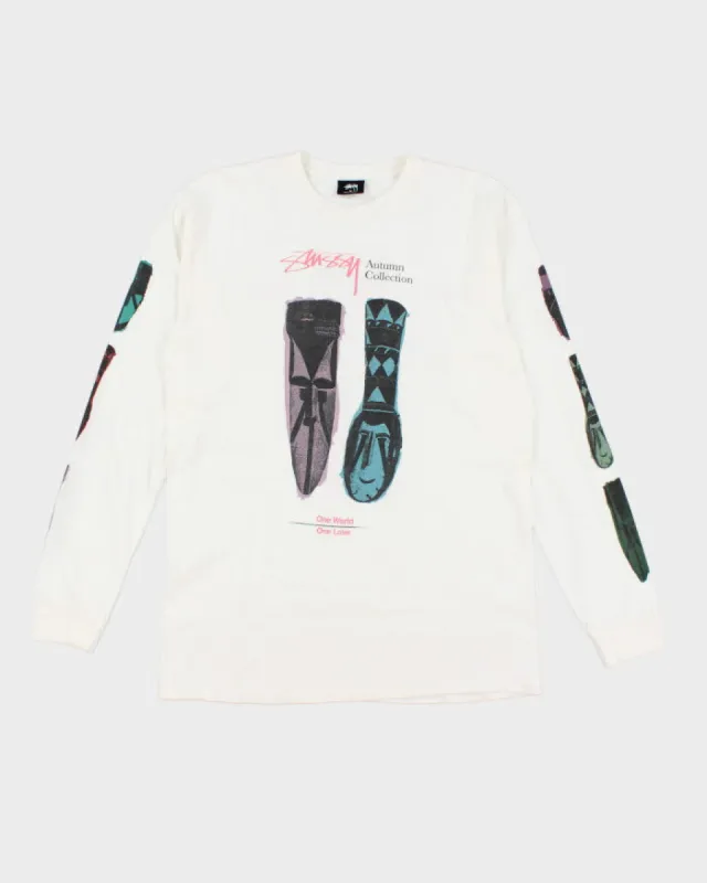 Stussy One Love Longsleeve T-Shirt - M sold by Rokit