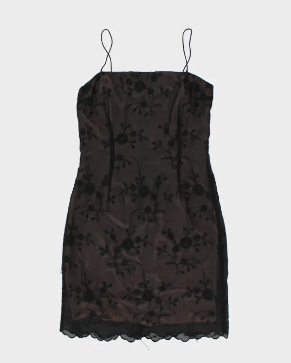 Vintage 90s Amazing Foral Mini Dress - S sold by Rokit