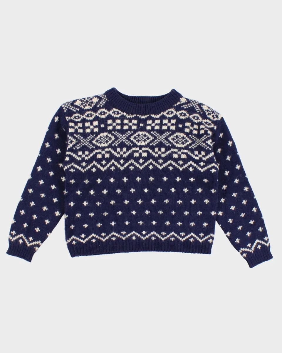 Vintage Brass Plus Wool Jumper - L sold by Rokit