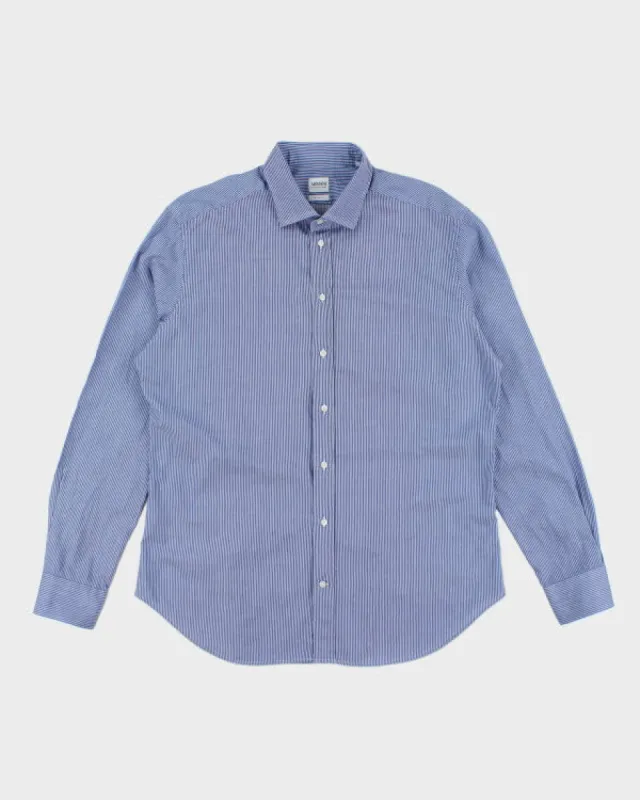 Armani Stripe Long Sleeve Shirt - L sold by Rokit