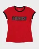 Y2k 00s Guess Womens Red T-shirt - XL sold by Rokit