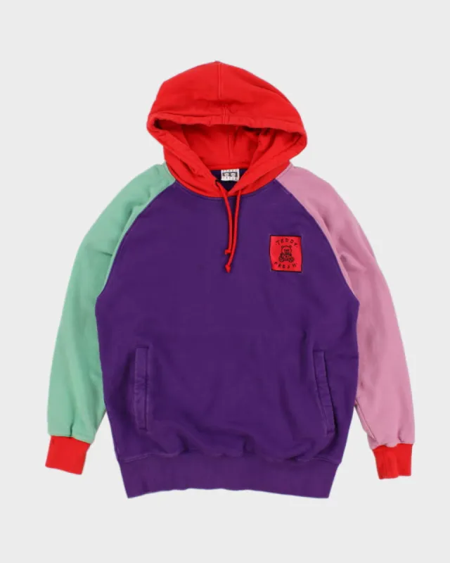 Teddy Fresh Colour Block Hoodie - M sold by Rokit