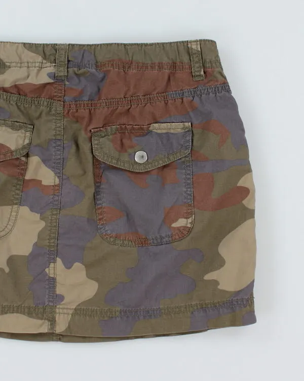 Y2k 00s Camo Mini Skirt - XS sold by Rokit product image thumbnail 4