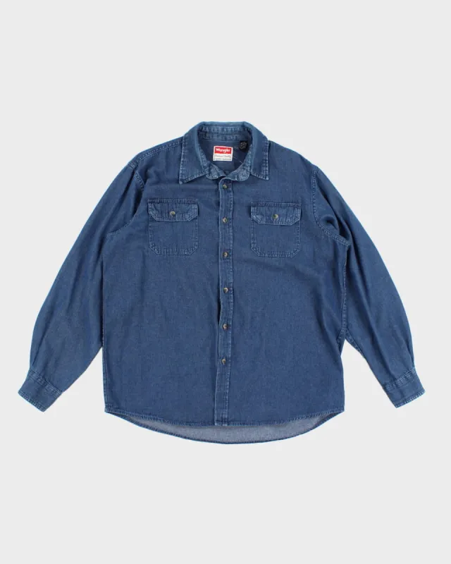 Wrangler Denim Shirt - L sold by Rokit