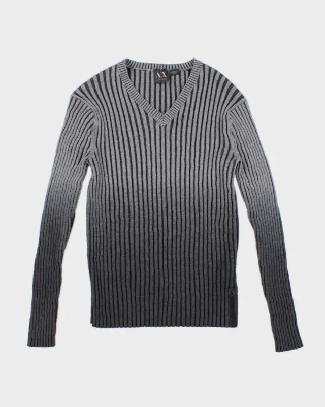 Armani Exchange Ribbed Ombre Jumper - M sold by Rokit
