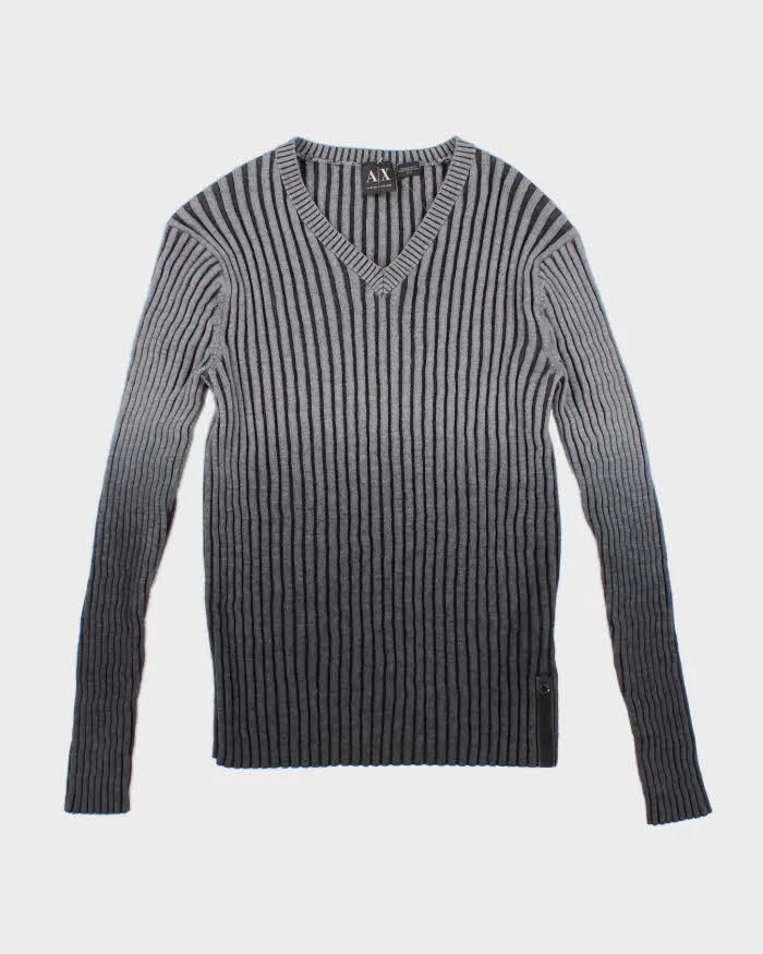 Armani Exchange Ribbed Ombre Jumper - M sold by Rokit