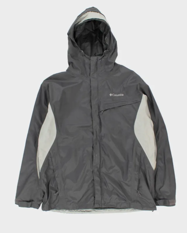 90s Vintage Men's Grey Columbia Hooded  Rain Jacket - L sold by Rokit