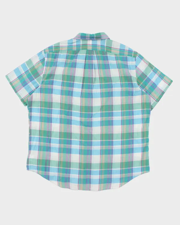 Vintage Men's Ralph Lauren Patterned Short Sleeve Shirt - XL sold by Rokit product image thumbnail 2