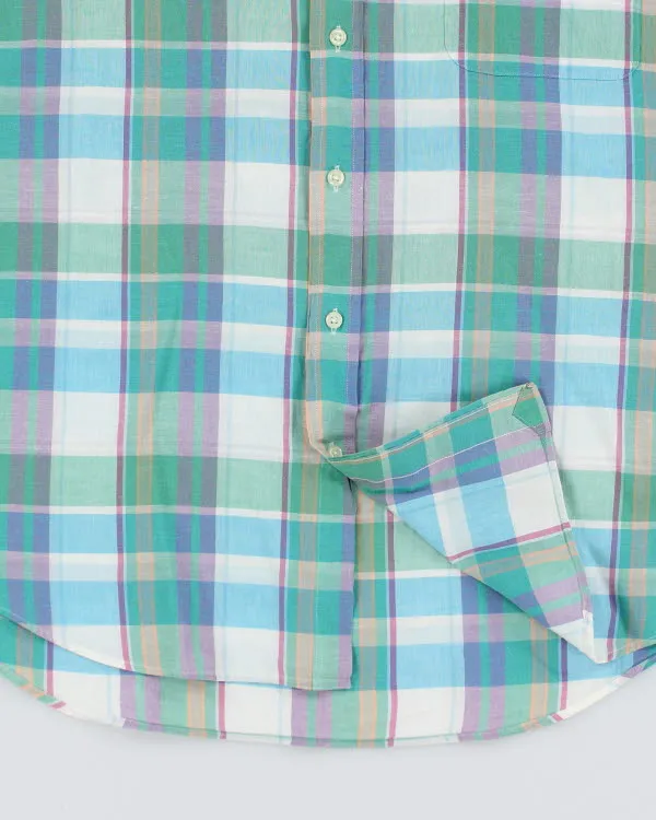 Vintage Men's Ralph Lauren Patterned Short Sleeve Shirt - XL sold by Rokit product image thumbnail 4