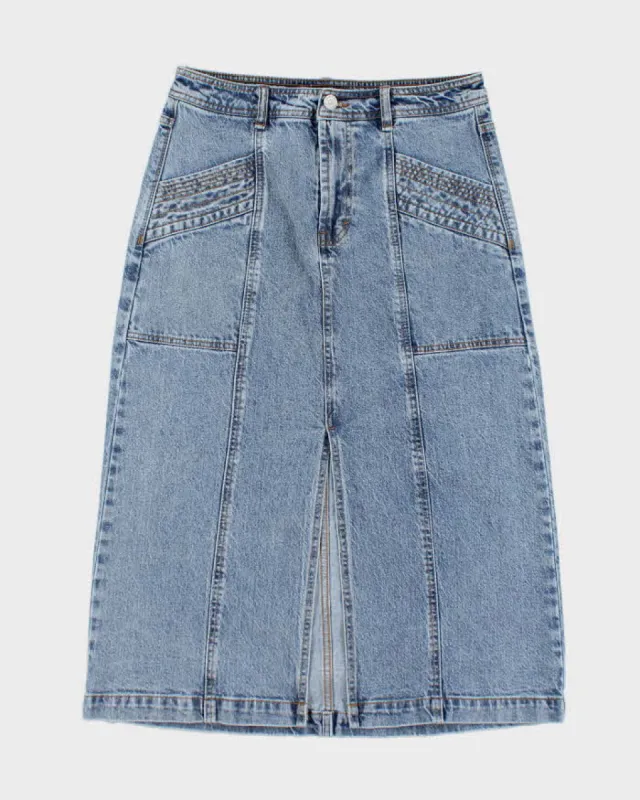 Vintage Habitual Denim Skirt - W30 sold by Rokit
