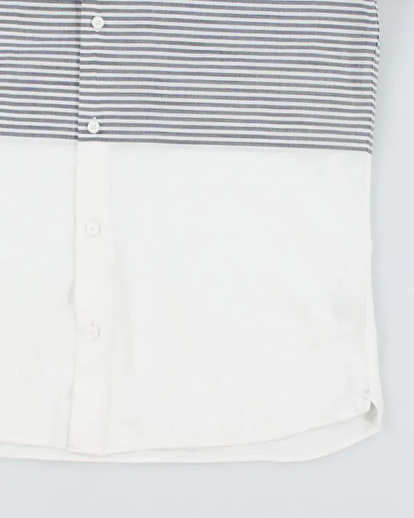 Lacoste White Stripe Short Sleeve Shirt - M sold by Rokit product image thumbnail 4