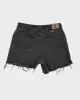 Wrangler Black Denim Shorts - W36 sold by Rokit
