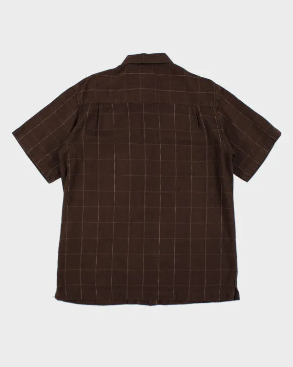 Y2k 00s Haggar Brown Shirt - M sold by Rokit product image thumbnail 2